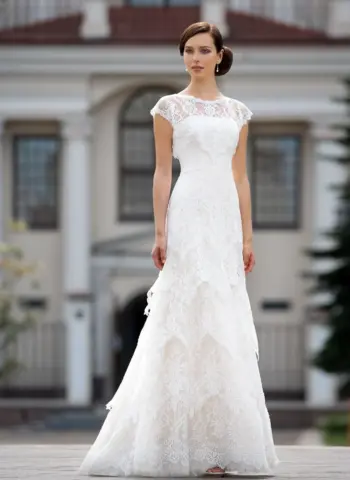Ажурное свадебное платье