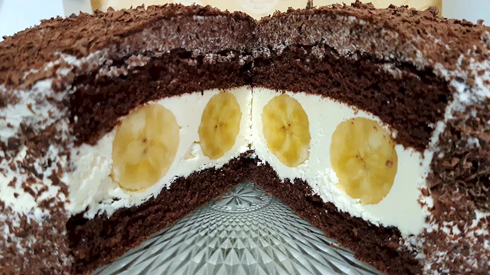 Банановый торт