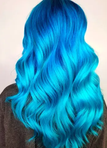 Блу Аква цвет волос