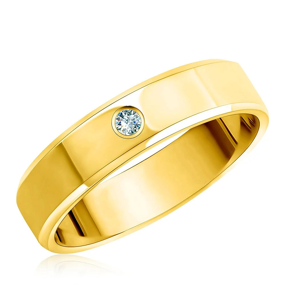Бронницкий ювелир кольцо из белого золота r2226a1h