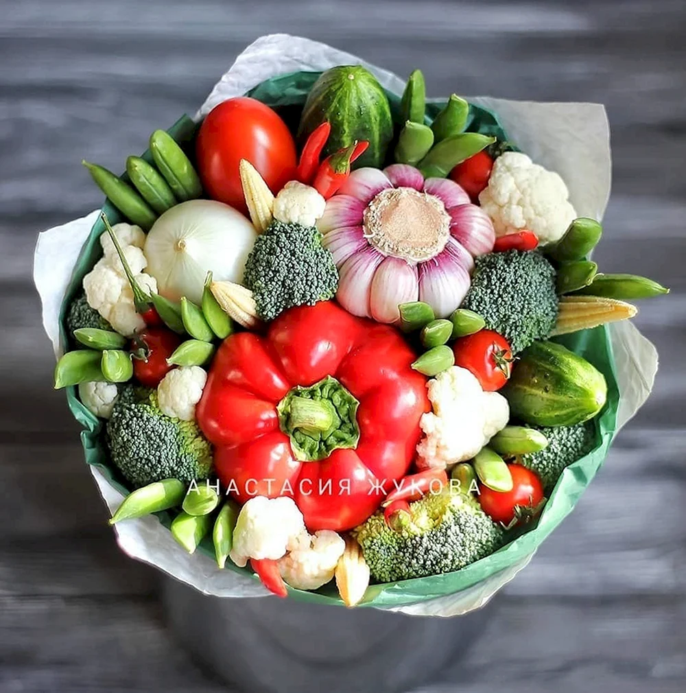 Букет из овощей