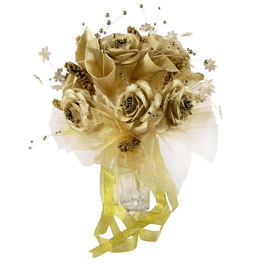 Букет цветов на золотую свадьбу