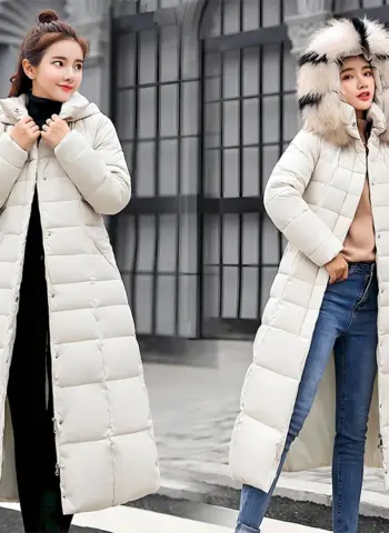 Длинная зимняя куртка