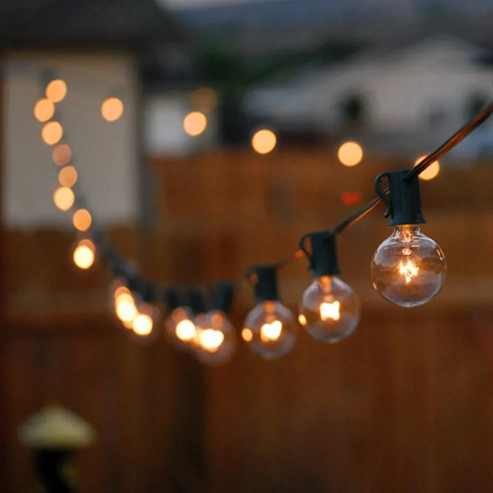 G40 Bulb String Lights OutdoorIndoor