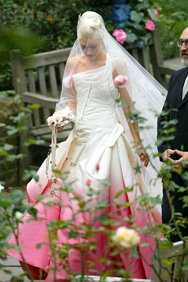 Гвен Стефани свадебное платье