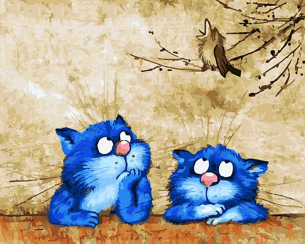 Картины Ирины Зенюк коты