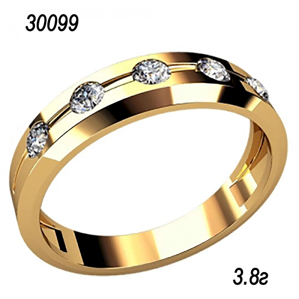 Кольцо мужское золото 585