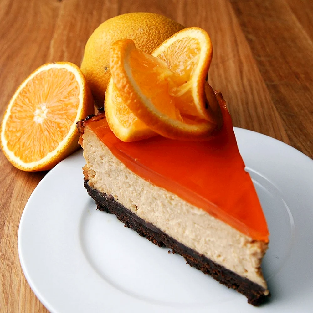 Муссовый торт с апельсином
