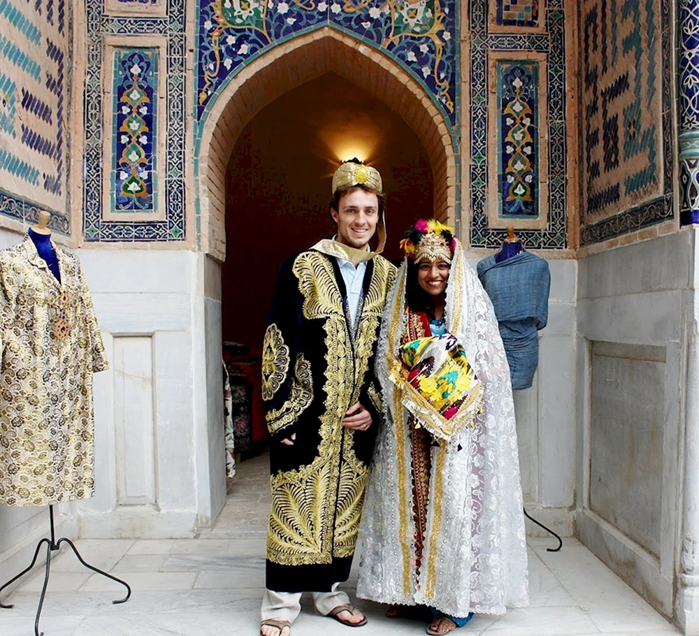 Национальные Свадебные Наряды Узбекистана