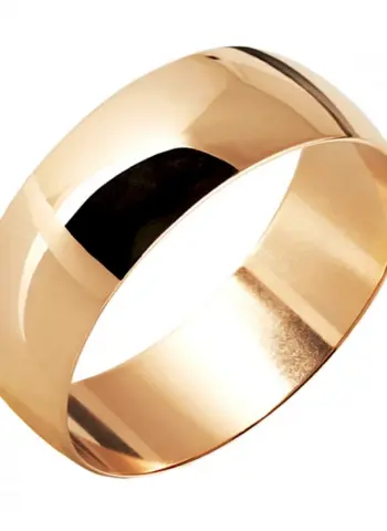 Обручальное кольцо мужское золотое 585