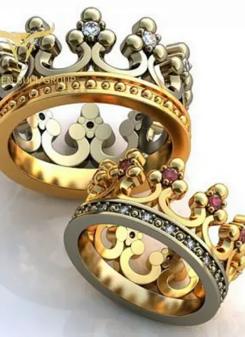 Обручальные кольца корона