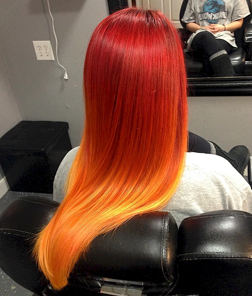 Оранжевые волосы