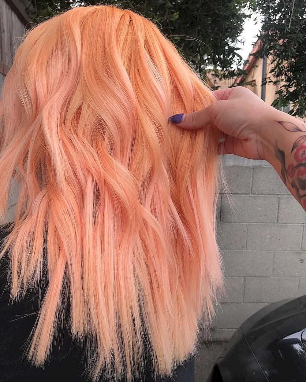 Peach hair цвет волос