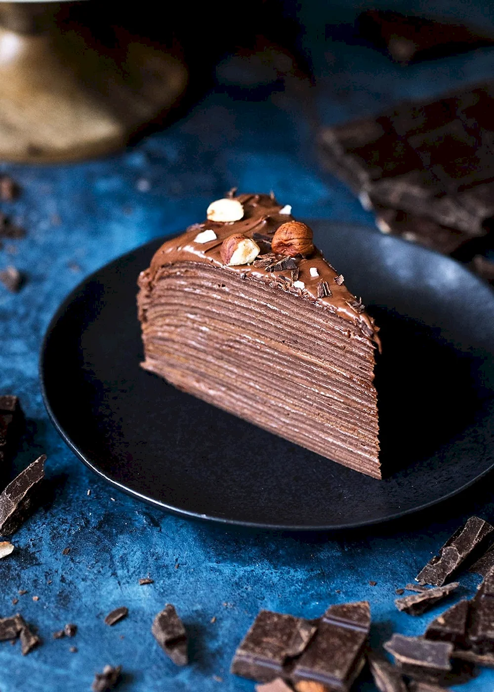 Шоколадно фундучный торт