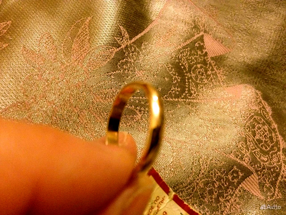 Советские золотые обручальные кольца