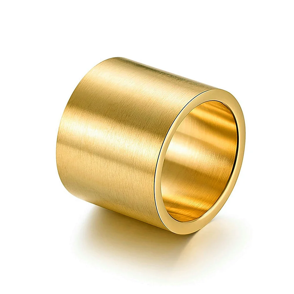 Stainless Steel кольцо золото