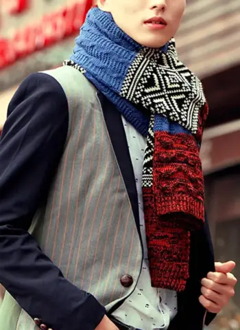 Стильный мужской шарф