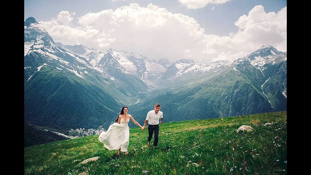 Свадьба Домбай свадьба в горах
