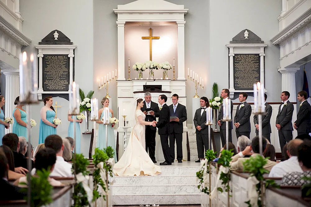 Свадьба в баптистской церкви