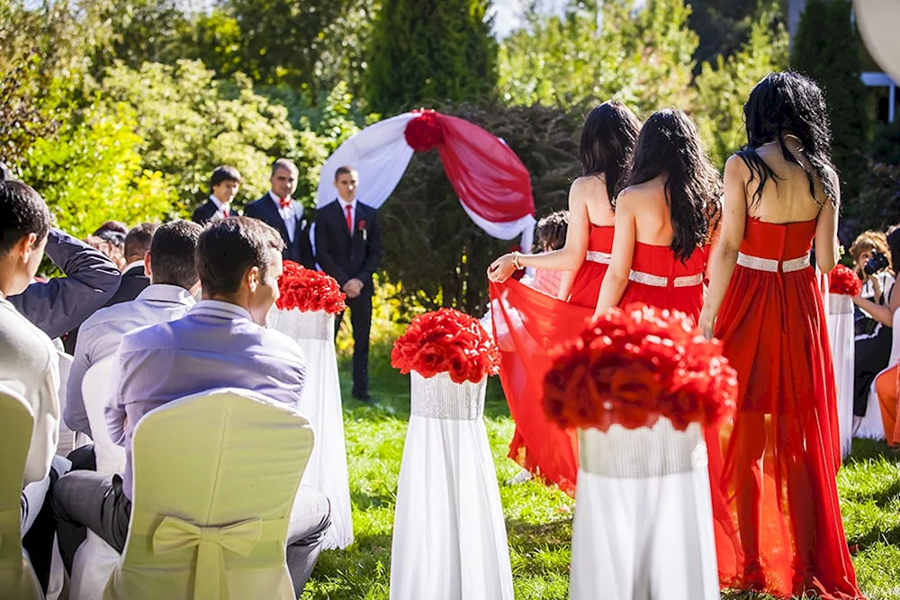 Свадьба в Красном стиле