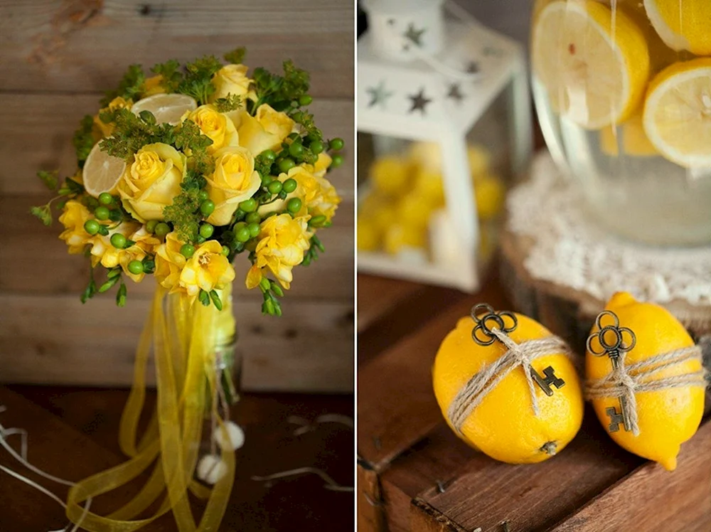 Свадьба в лимонном стиле