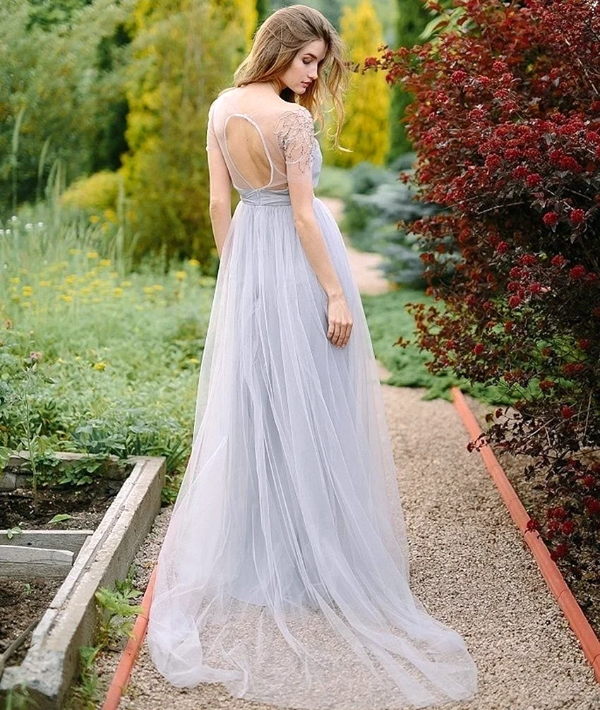 Свадебное платье длинное