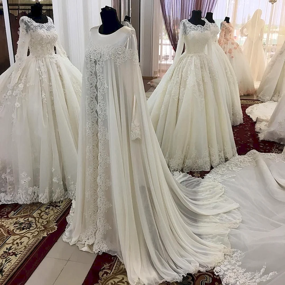 Свадебные платья в Махачкале для мусульманок пышные