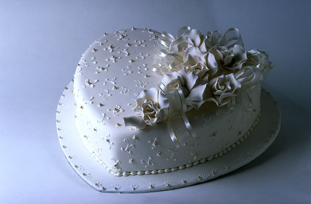 Свадебные торты одноярусные красивые