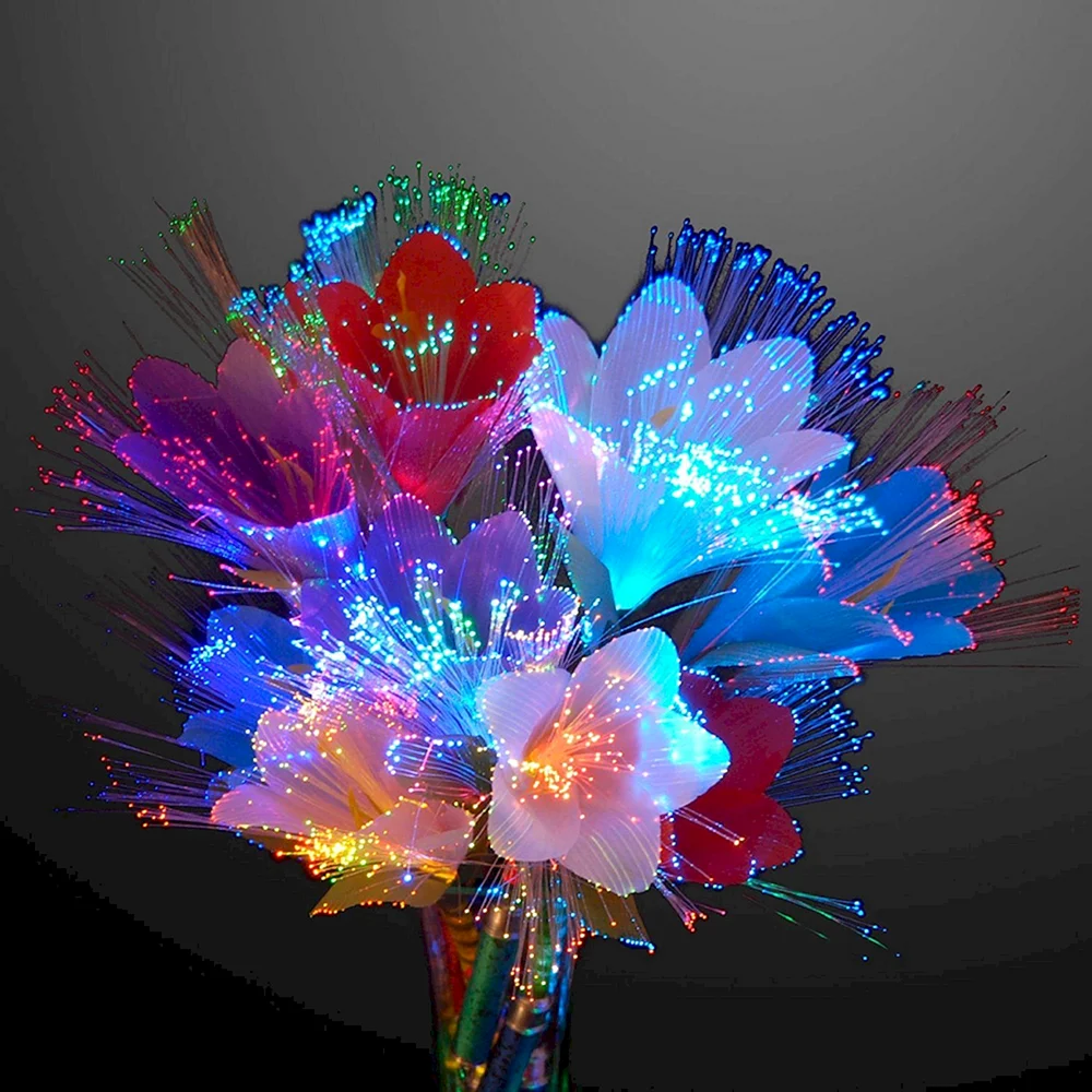 Светящиеся цветы