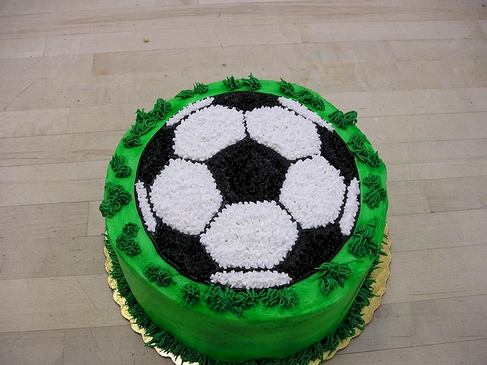 Торт «футбольный мяч 3d»