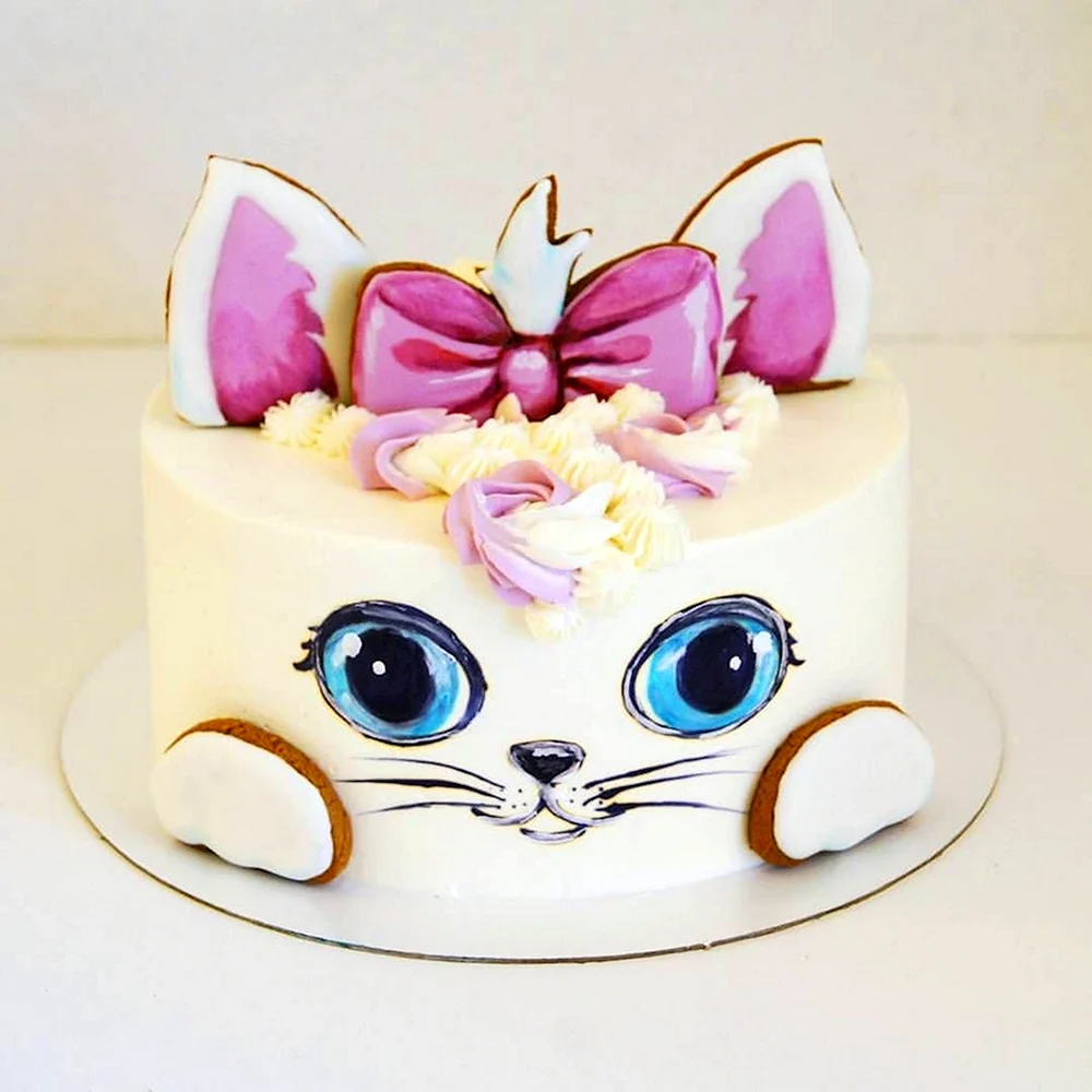 Торт кошка для девочки