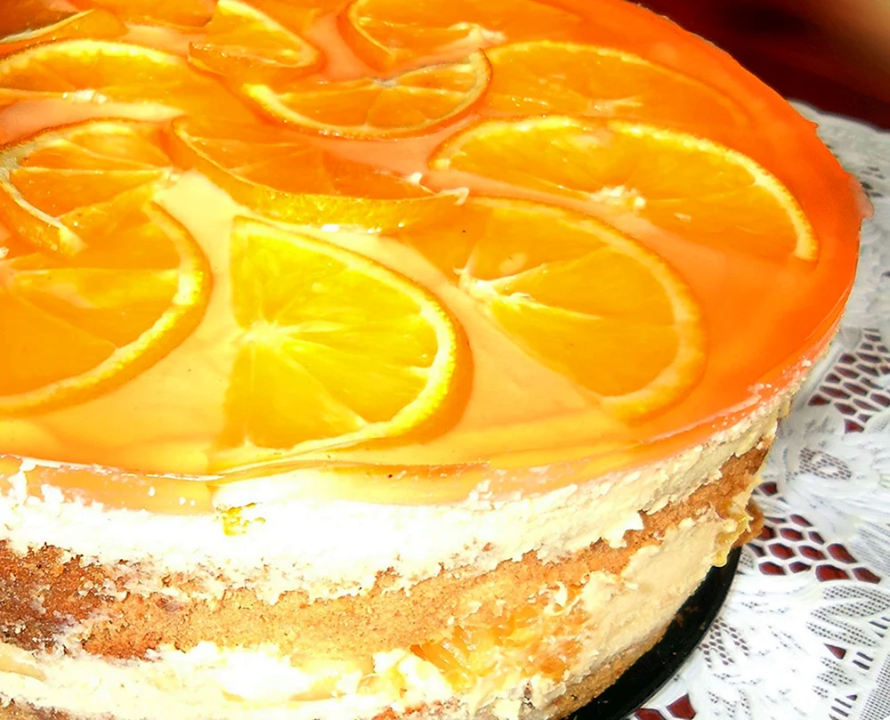 Торт Лира с апельсином