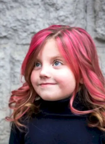 Цветные волосы для детей