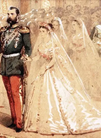Туксен венчание Николая II И Александры Федоровны