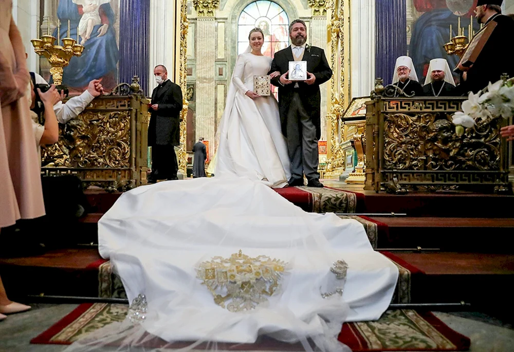 Венчание Георгия Романова в Исаакиевском соборе
