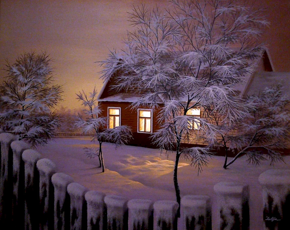 Зимний вечер Пушкин